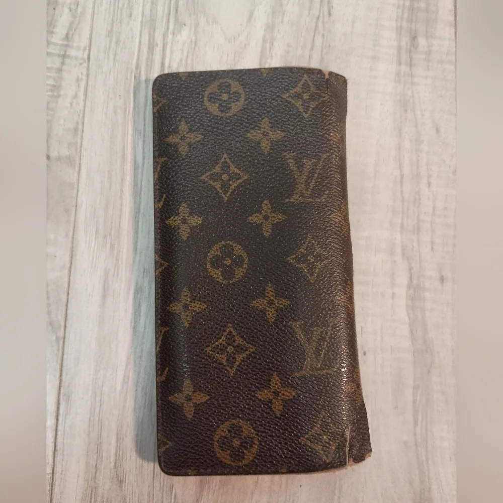 LOUIS VUITTON PORTE FOUIL BROZA MONOGRAM CANVAS Brown PVC WOMEN'S Used